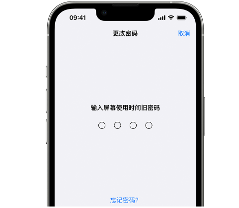 漯河iPhone屏幕维修分享iPhone屏幕使用时间密码忘记了怎么办 