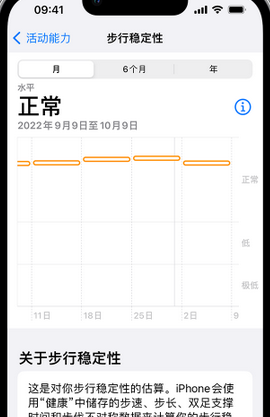 漯河iPhone手机维修如何在iPhone开启'步行稳定性通知'