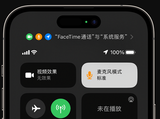 漯河苹果授权维修网点分享iPhone在通话时让你的声音更清晰 