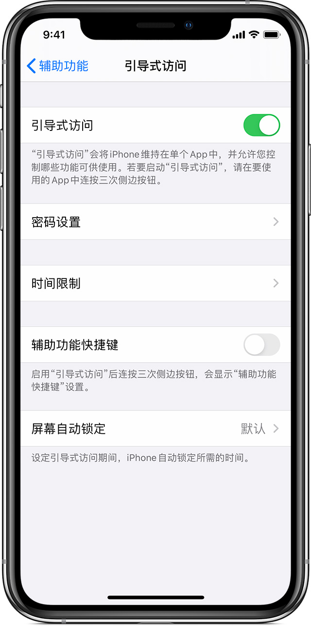 漯河苹果手机维修分享如何在 iPhone 上退出引导式访问 