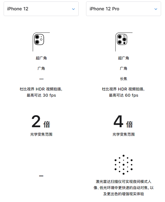 漯河苹果手机维修分享苹果 iPhone 12 与 iPhone 12 Pro 选哪款 